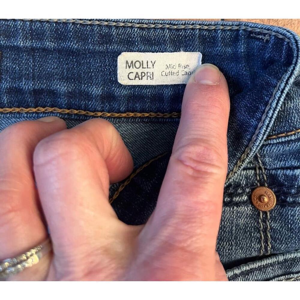 Mavi Molly Mid Rise Capri Jeans - Size 25 - Picture 8 of 13